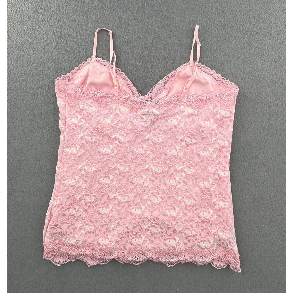 j.t.b. Y2K Lace Cami XL Pastel Pink Floral Fairy Romantic Balletcore Coquette - Picture 7 of 13